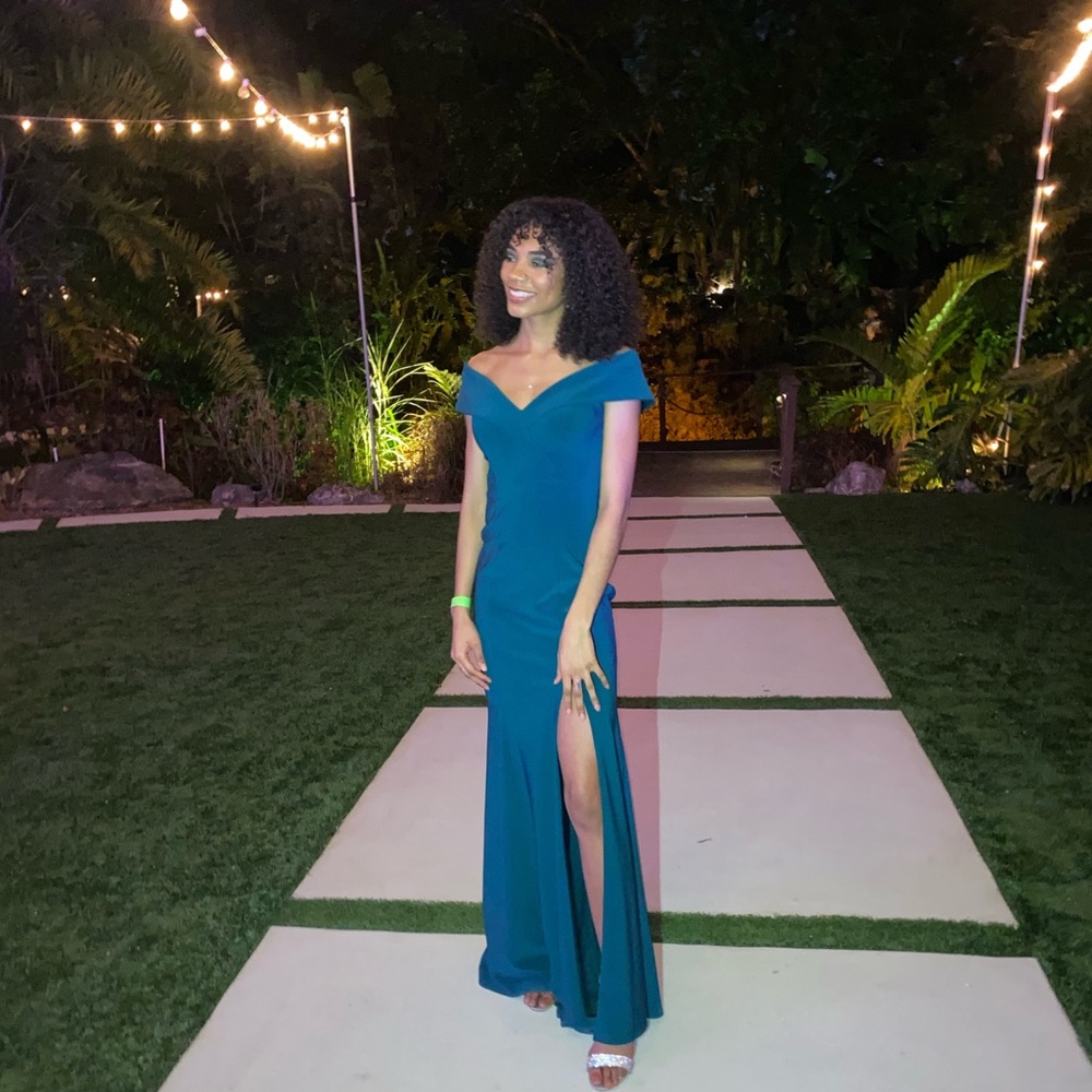 AQUA Wedding Guest Dress Gown